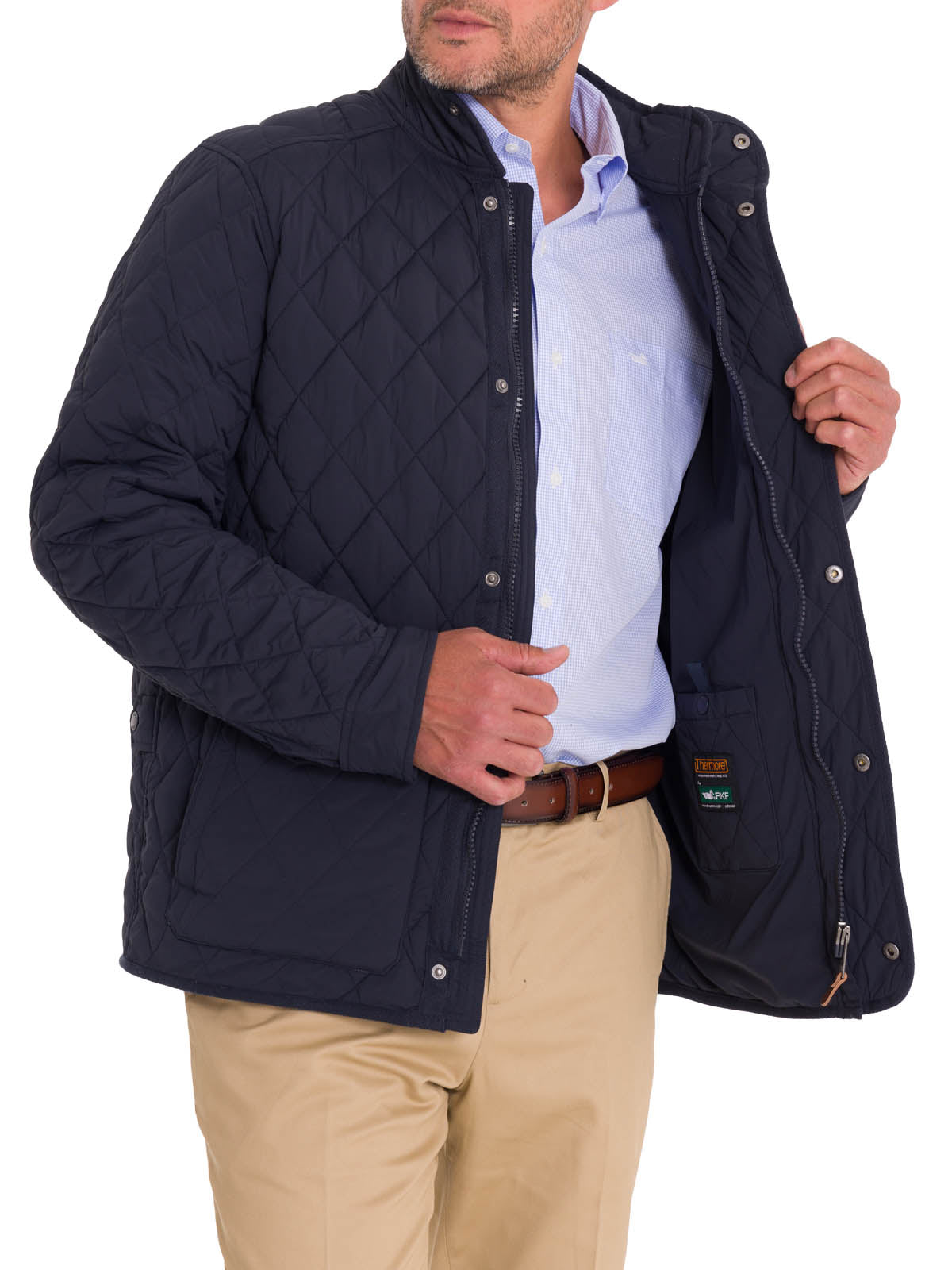 Parka Thermore Hombre Newport Azul Rockford