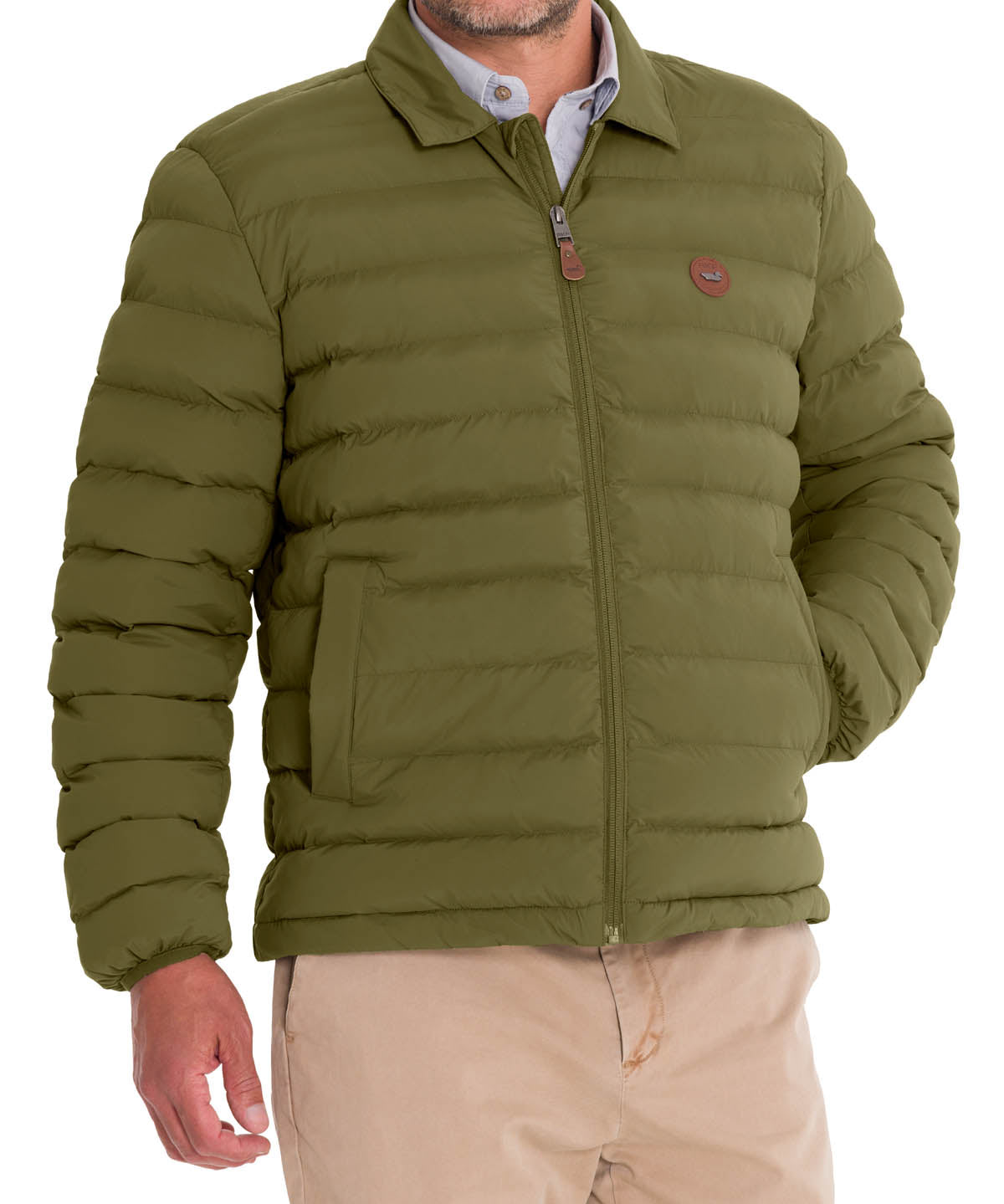 Parka Thermore Hombre Exeter Verde Rockford