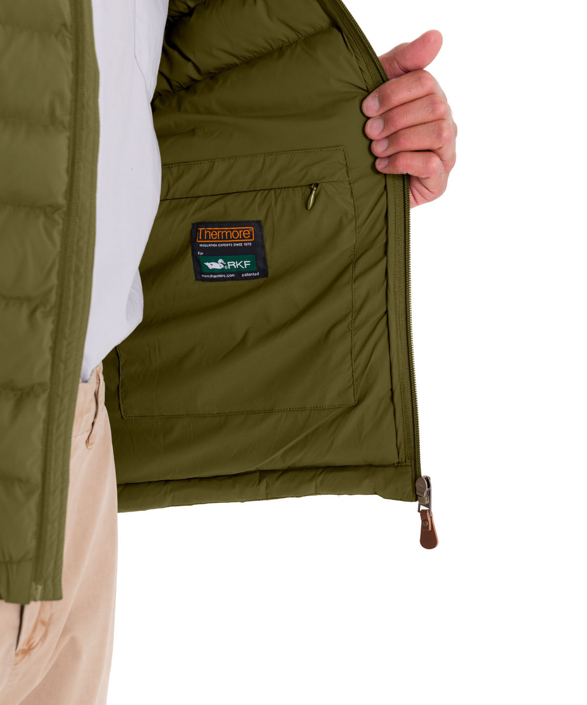 Parka Thermore Hombre Exeter Verde Rockford