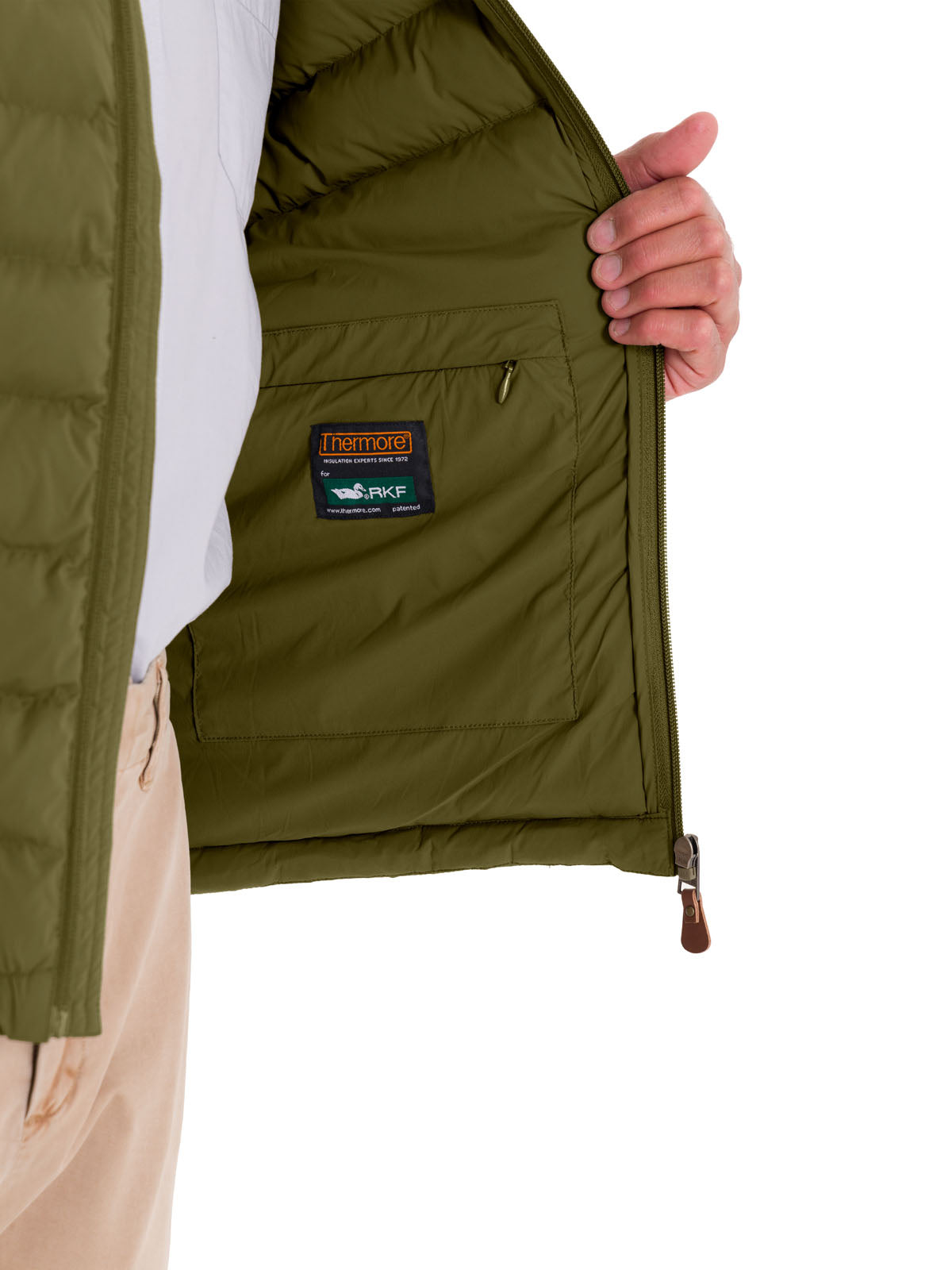 Parka Thermore Hombre Exeter Verde Rockford