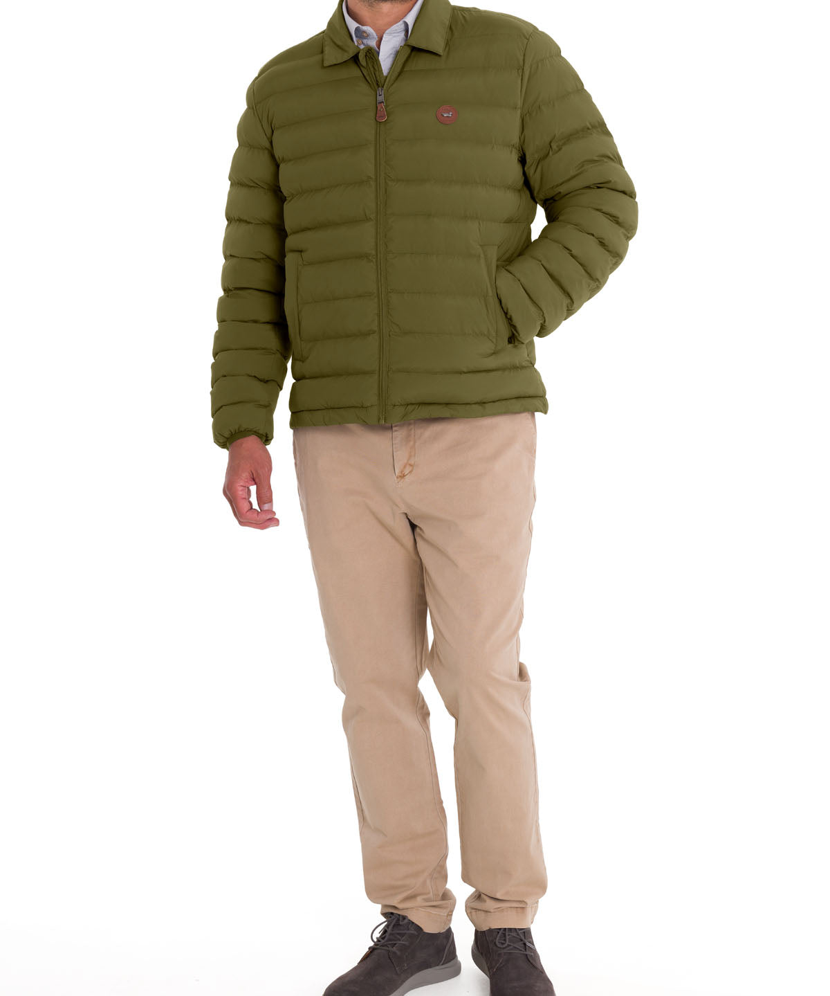 Parka Thermore Hombre Exeter Verde Rockford