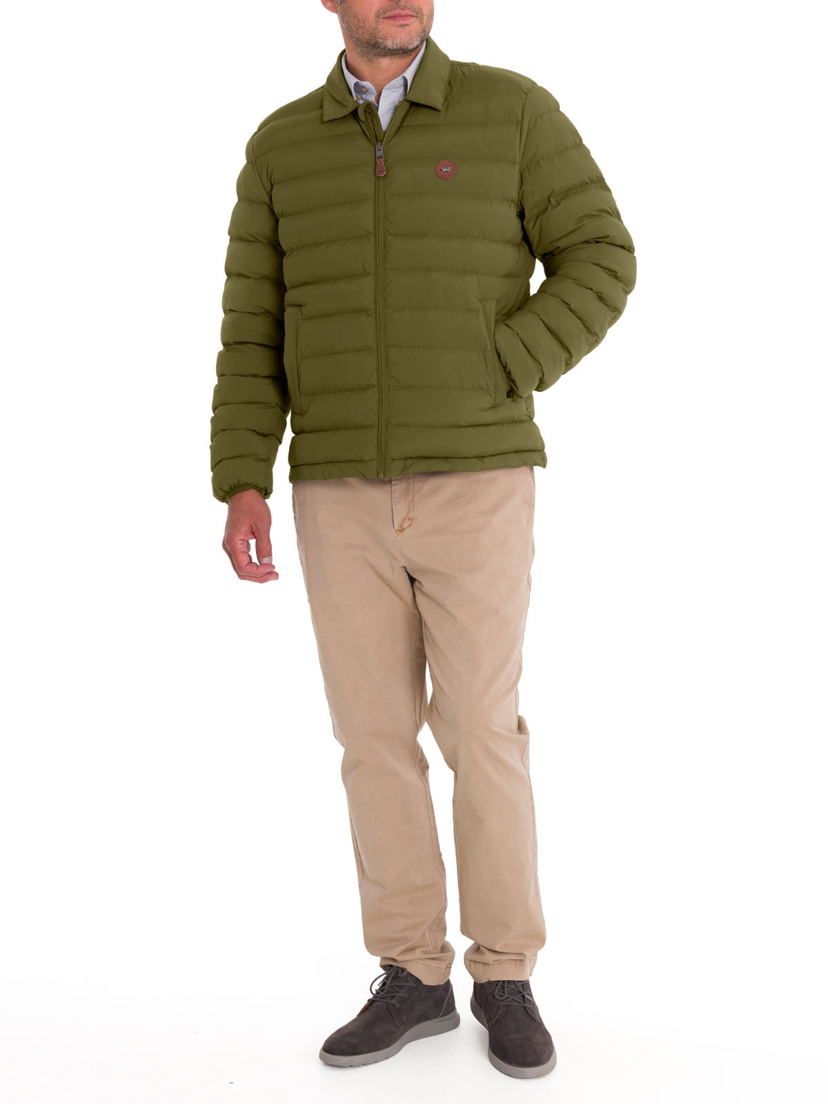 Parka Thermore Hombre Exeter Verde Rockford