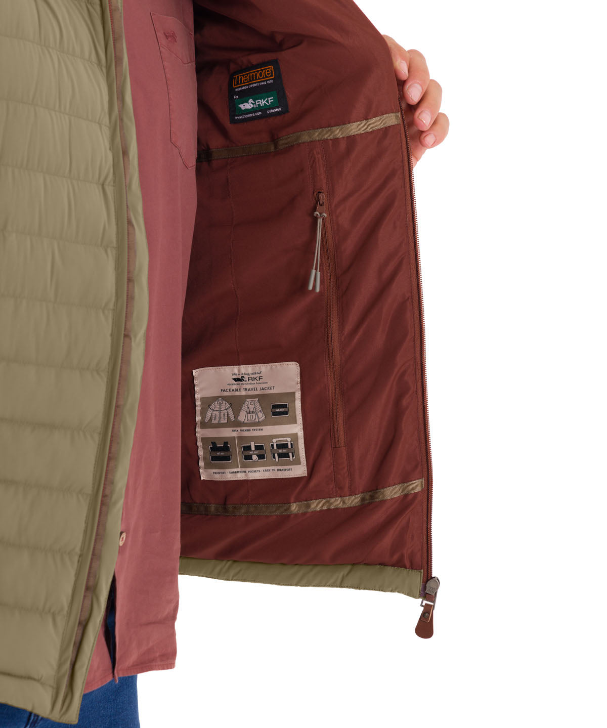 Chaqueta Thermore Hombre Journey Verde Rockford