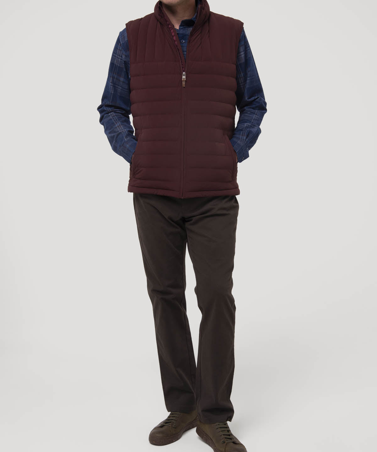 Chaqueta Sin Mangas Nylon Hombre Journey Café Rockford