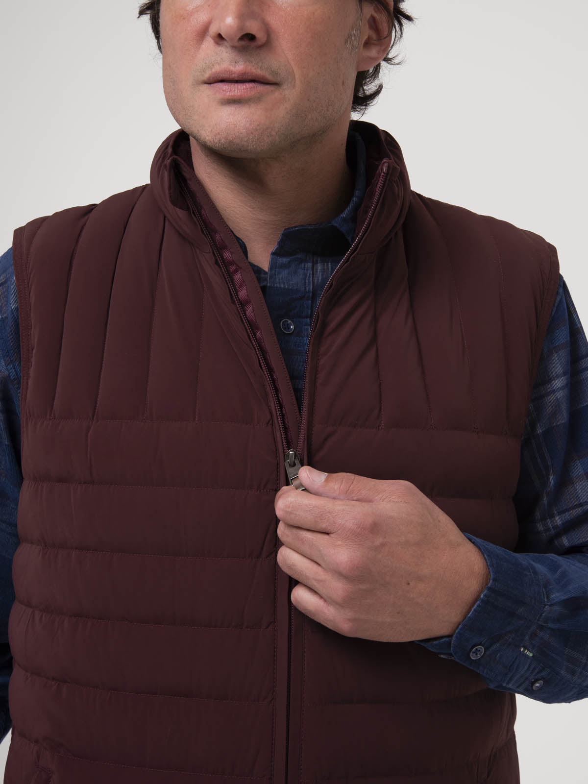 Chaqueta Sin Mangas Nylon Hombre Journey Café Rockford