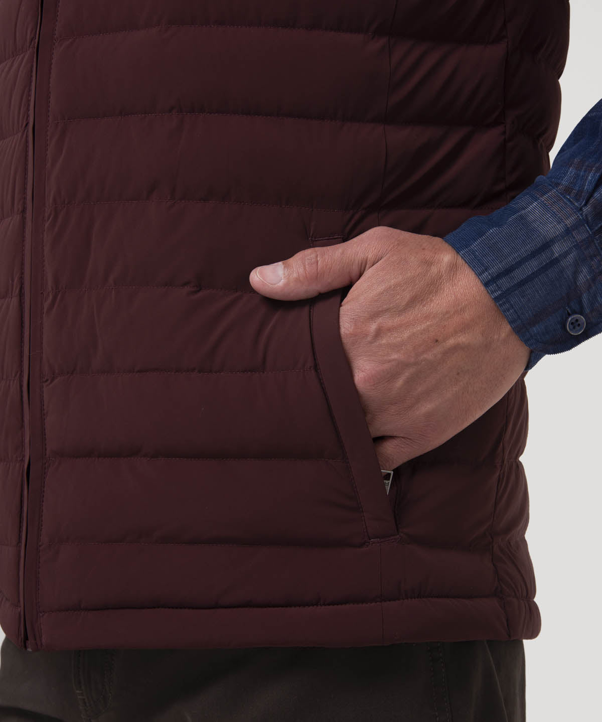 Chaqueta Sin Mangas Nylon Hombre Journey Café Rockford