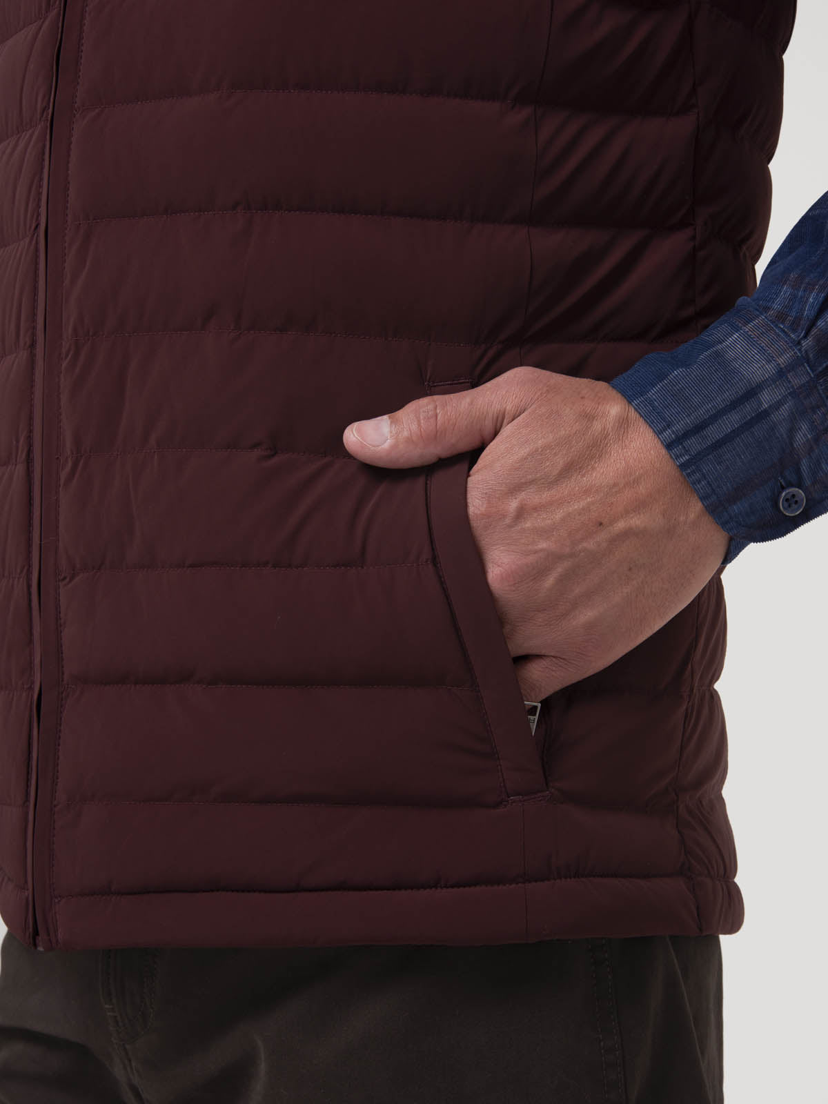 Chaqueta Sin Mangas Nylon Hombre Journey Café Rockford