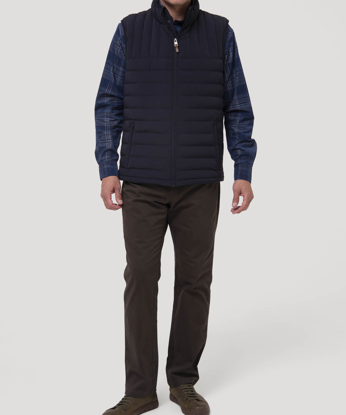 Chaqueta Sin Mangas Nylon Hombre Journey Café Rockford