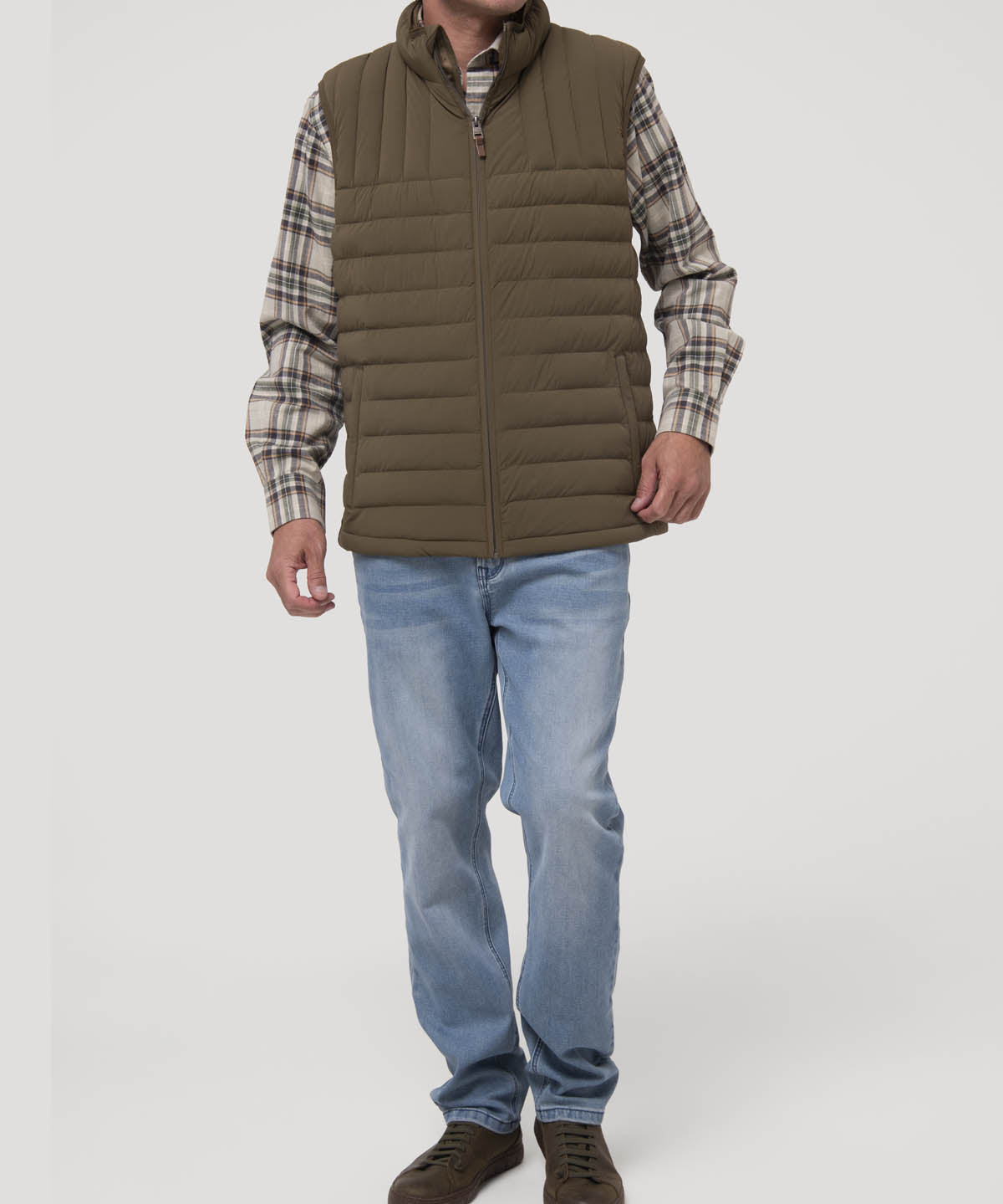 Chaqueta Sin Mangas Nylon Hombre Journey Café Rockford