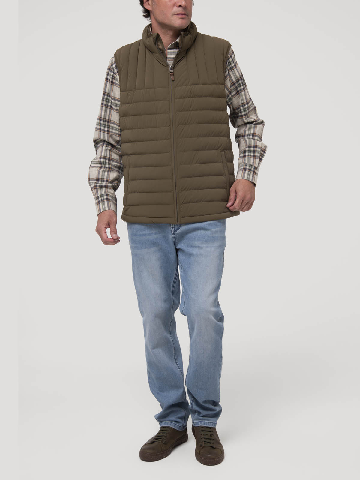 Chaqueta Sin Mangas Nylon Hombre Journey Café Rockford