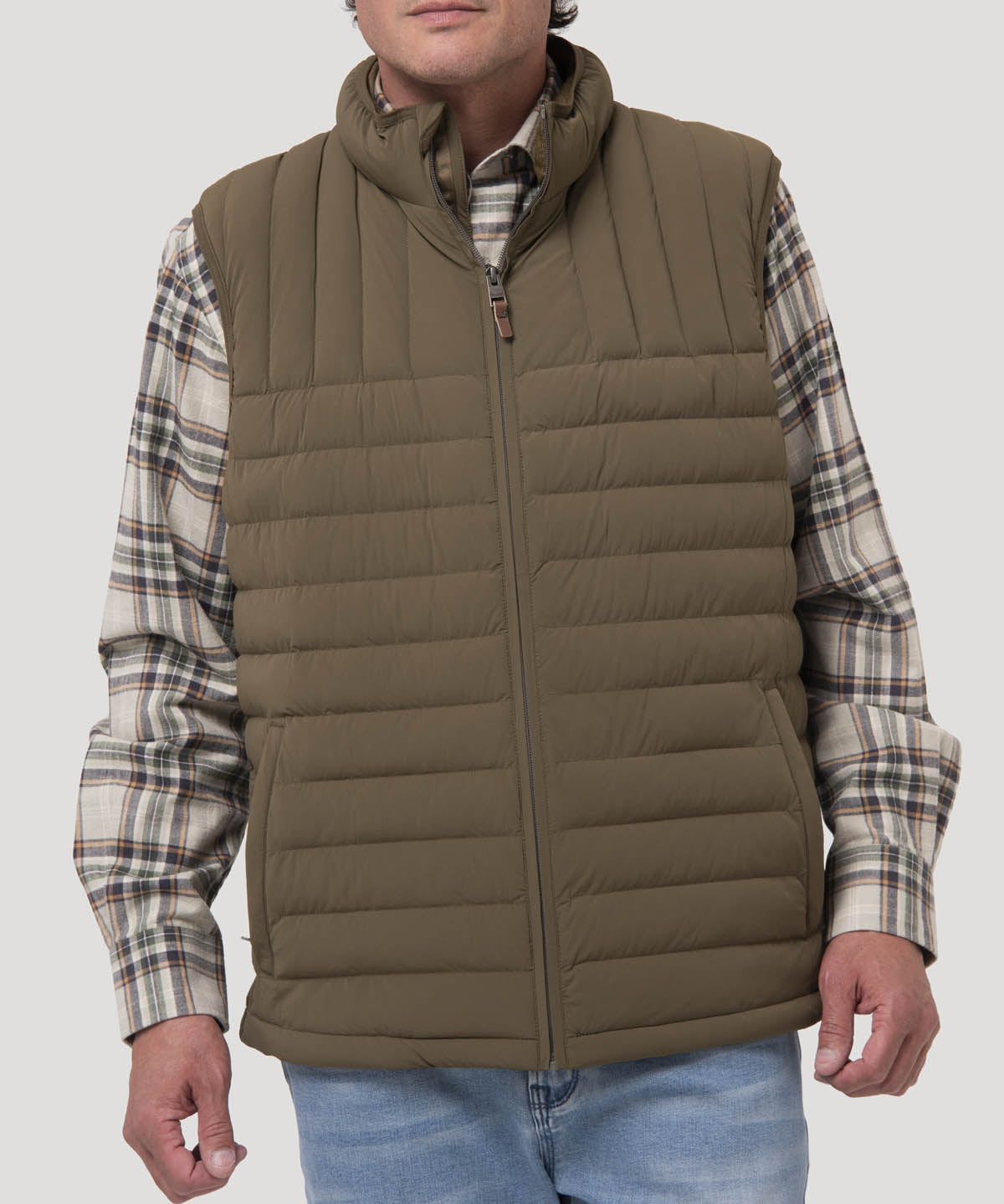 Chaqueta Sin Mangas Nylon Hombre Journey Café Rockford