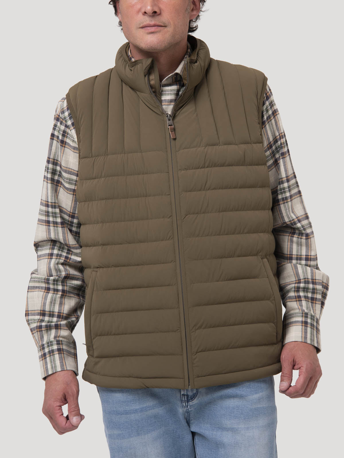 Chaqueta Sin Mangas Nylon Hombre Journey Café Rockford