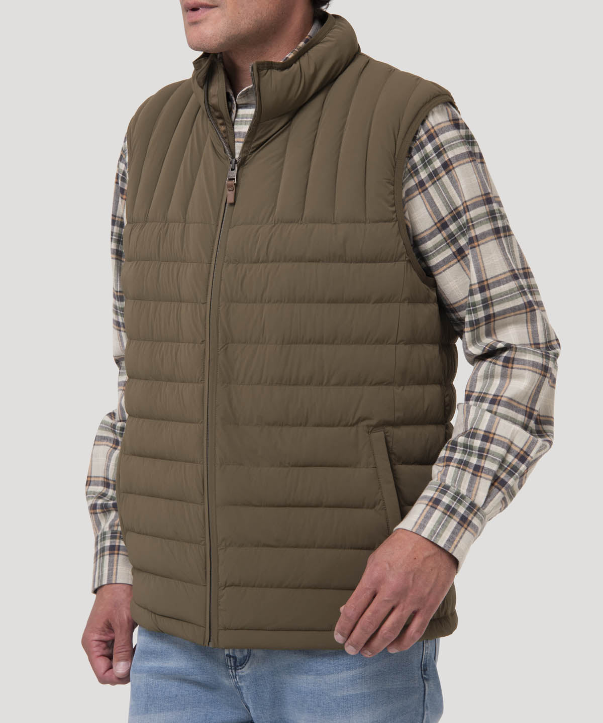 Chaqueta Sin Mangas Nylon Hombre Journey Café Rockford