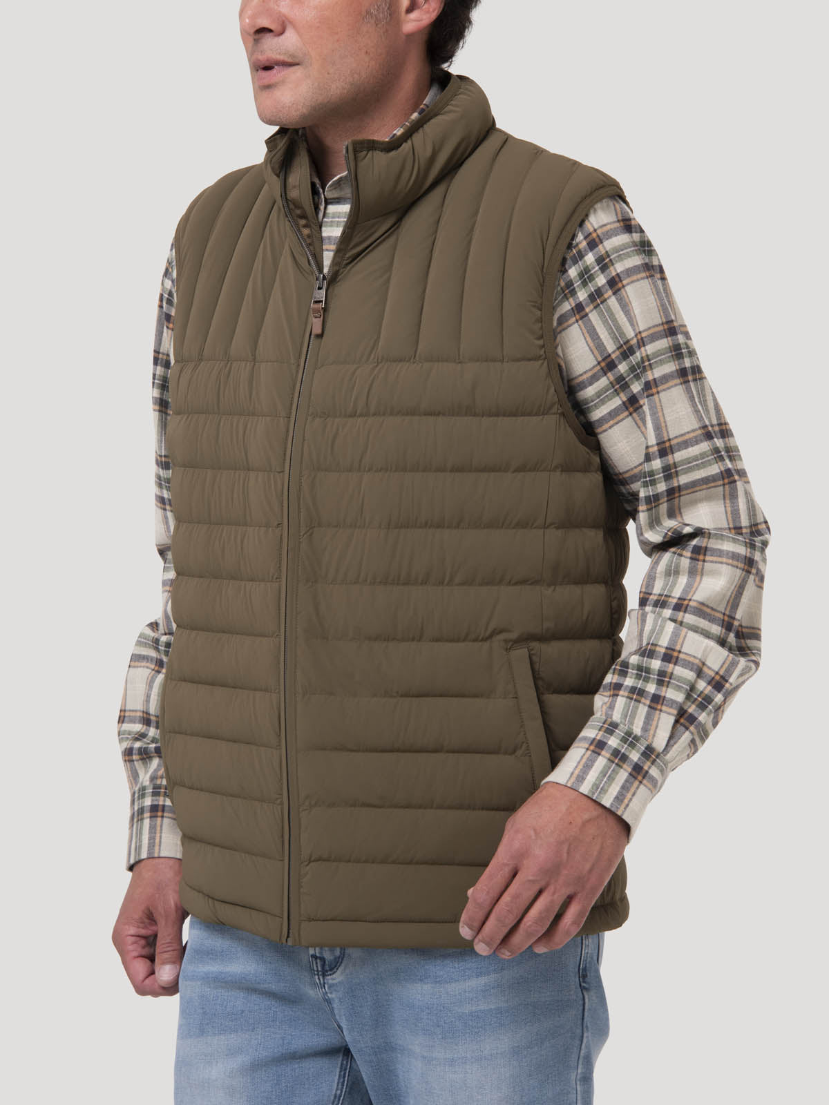 Chaqueta Sin Mangas Nylon Hombre Journey Café Rockford