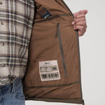 Chaqueta Sin Mangas Nylon Hombre Journey Café Rockford