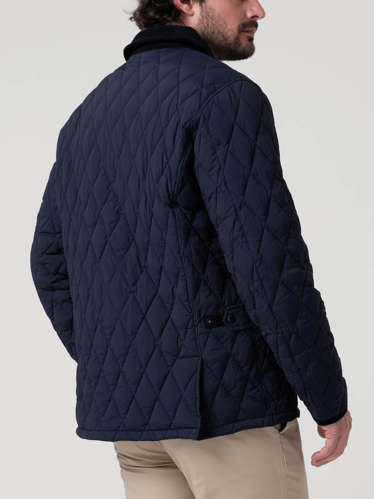 Parka Nylon Hombre Newport Azul Rockford