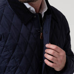 Parka Nylon Hombre Newport Azul Rockford