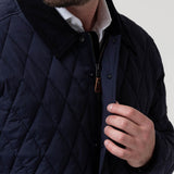 Parka Nylon Hombre Newport Azul Rockford
