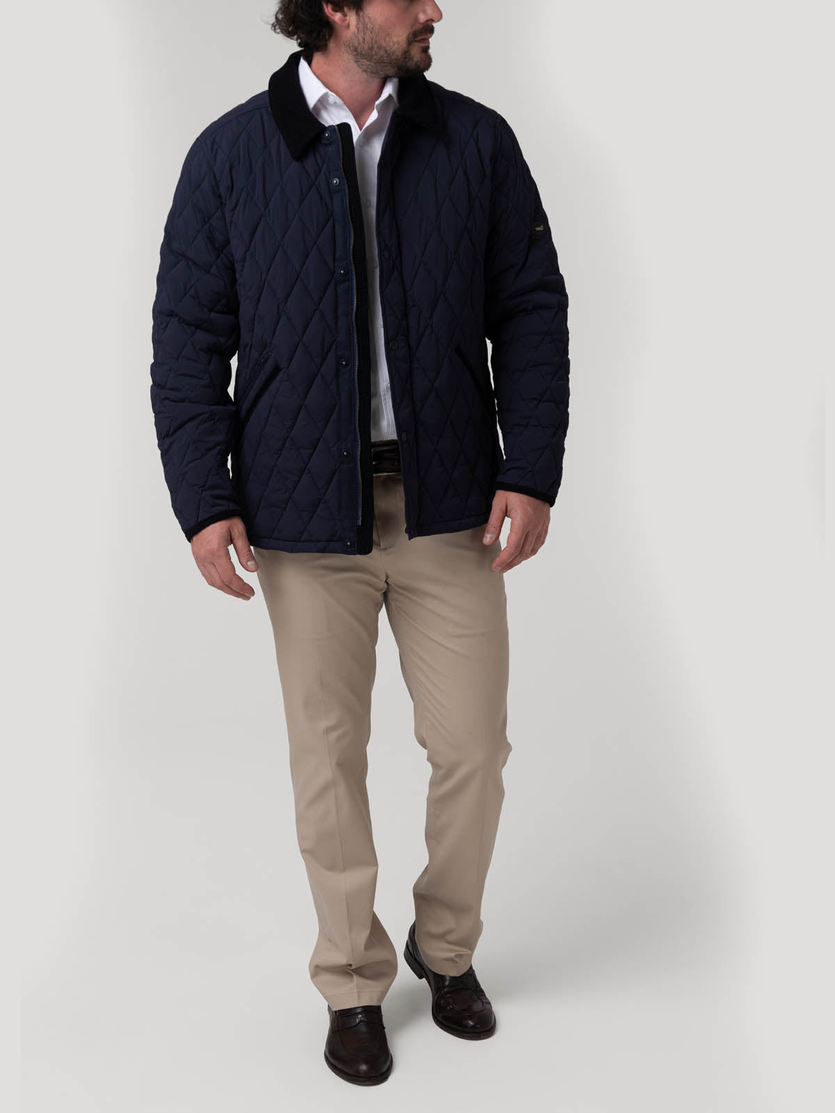 Parka Nylon Hombre Newport Azul Rockford