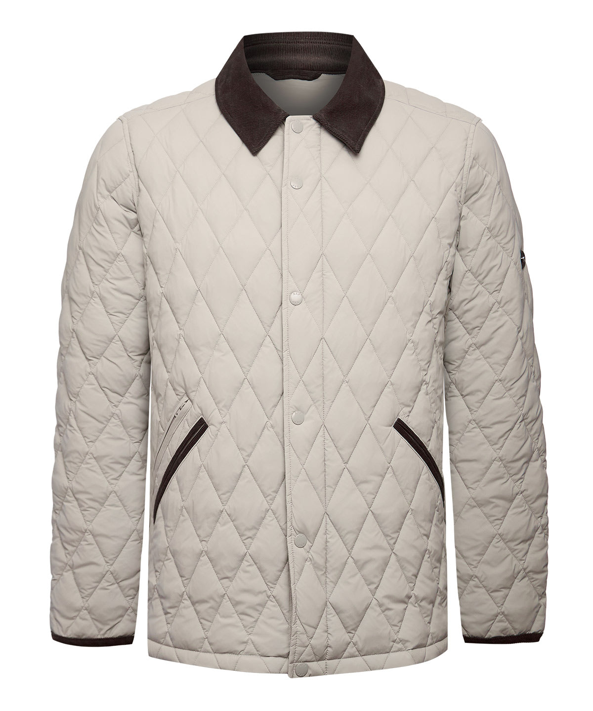 Parka Nylon Hombre Newport Crema Rockford