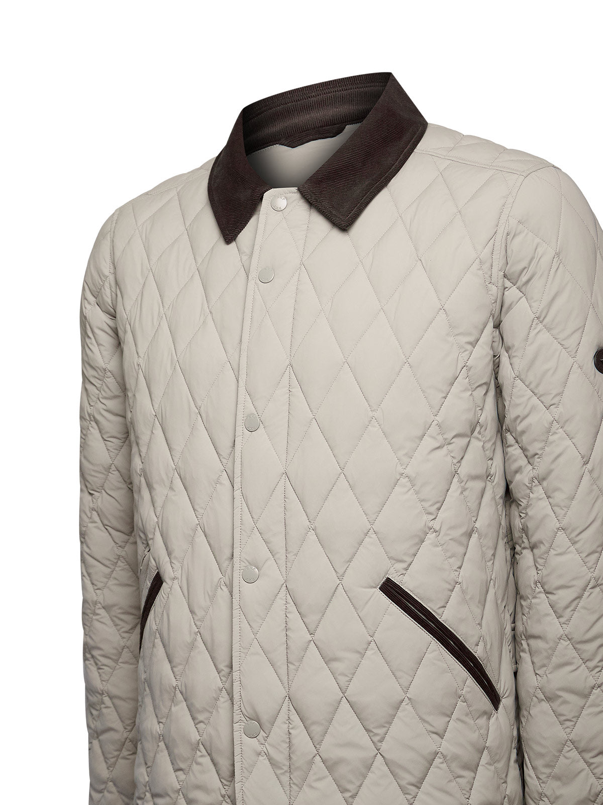 Parka Nylon Hombre Newport Crema Rockford