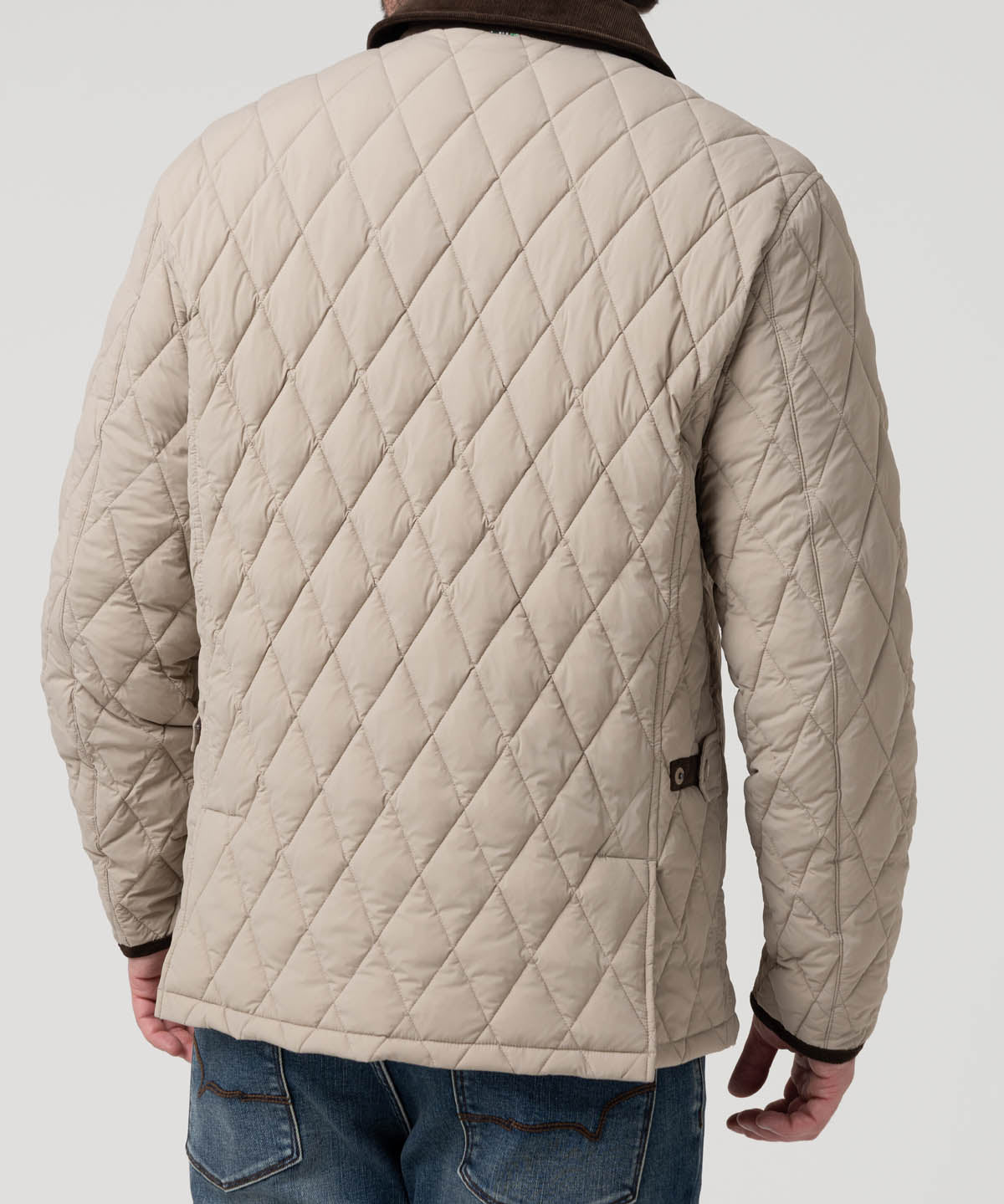 Parka Nylon Hombre Newport Crema Rockford