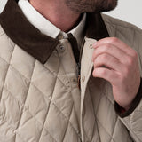 Parka Nylon Hombre Newport Crema Rockford