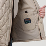 Parka Nylon Hombre Newport Crema Rockford