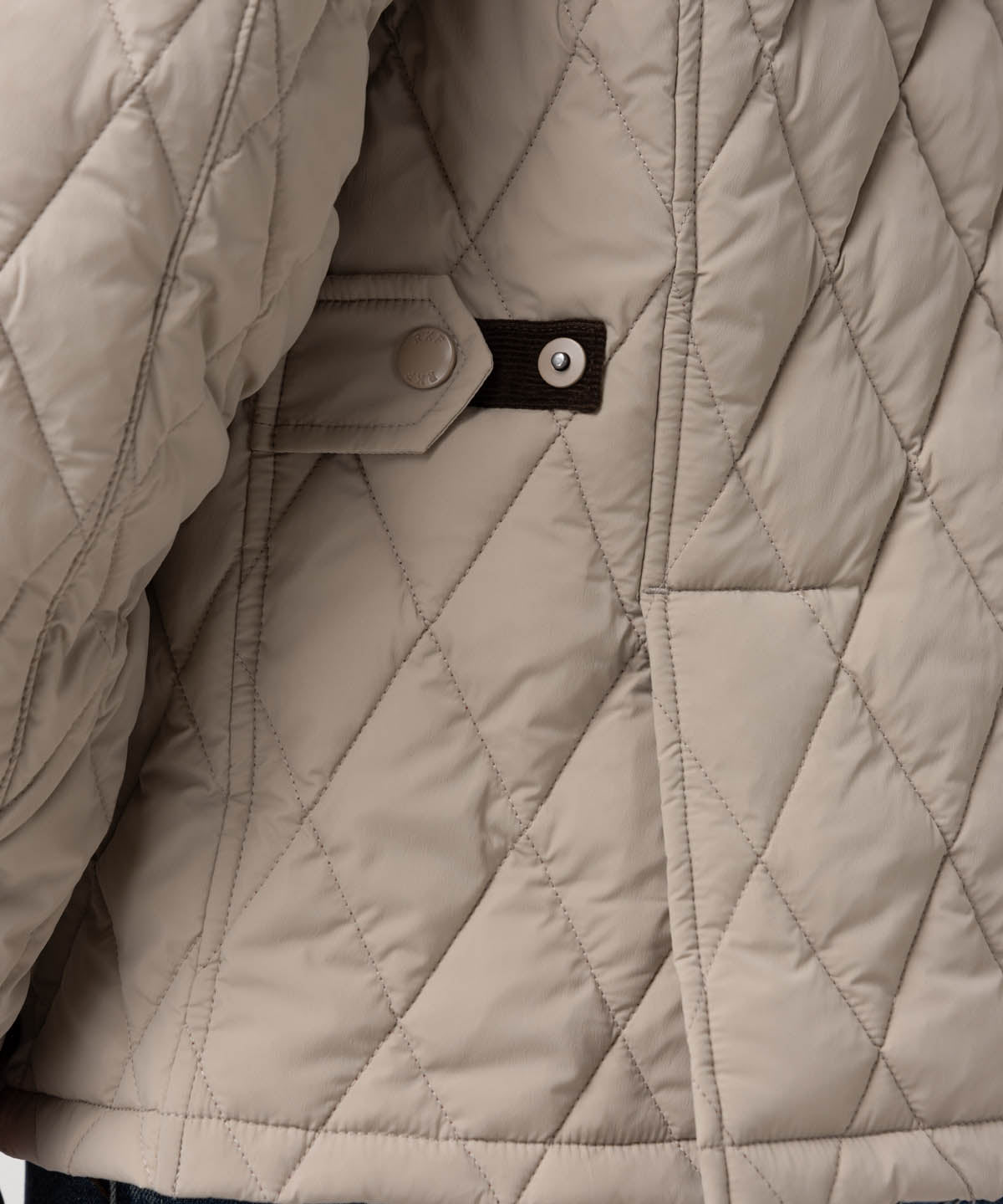 Parka Nylon Hombre Newport Crema Rockford