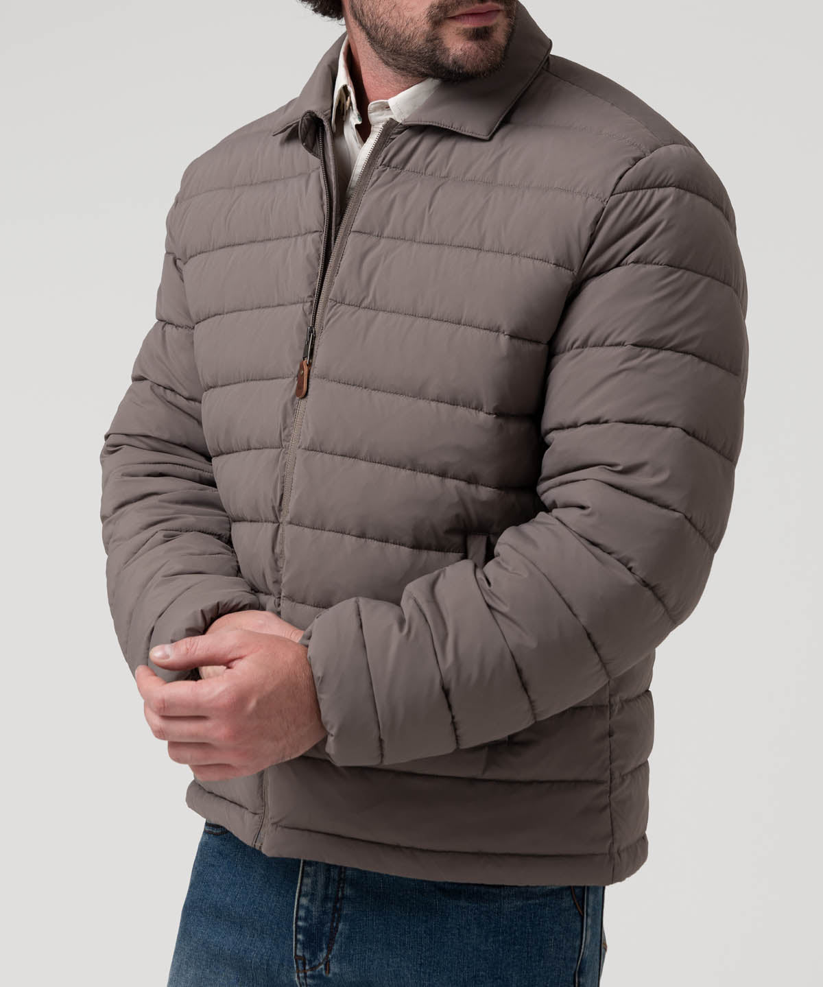 Parka Nylon Hombre Exeter Gris Rockford