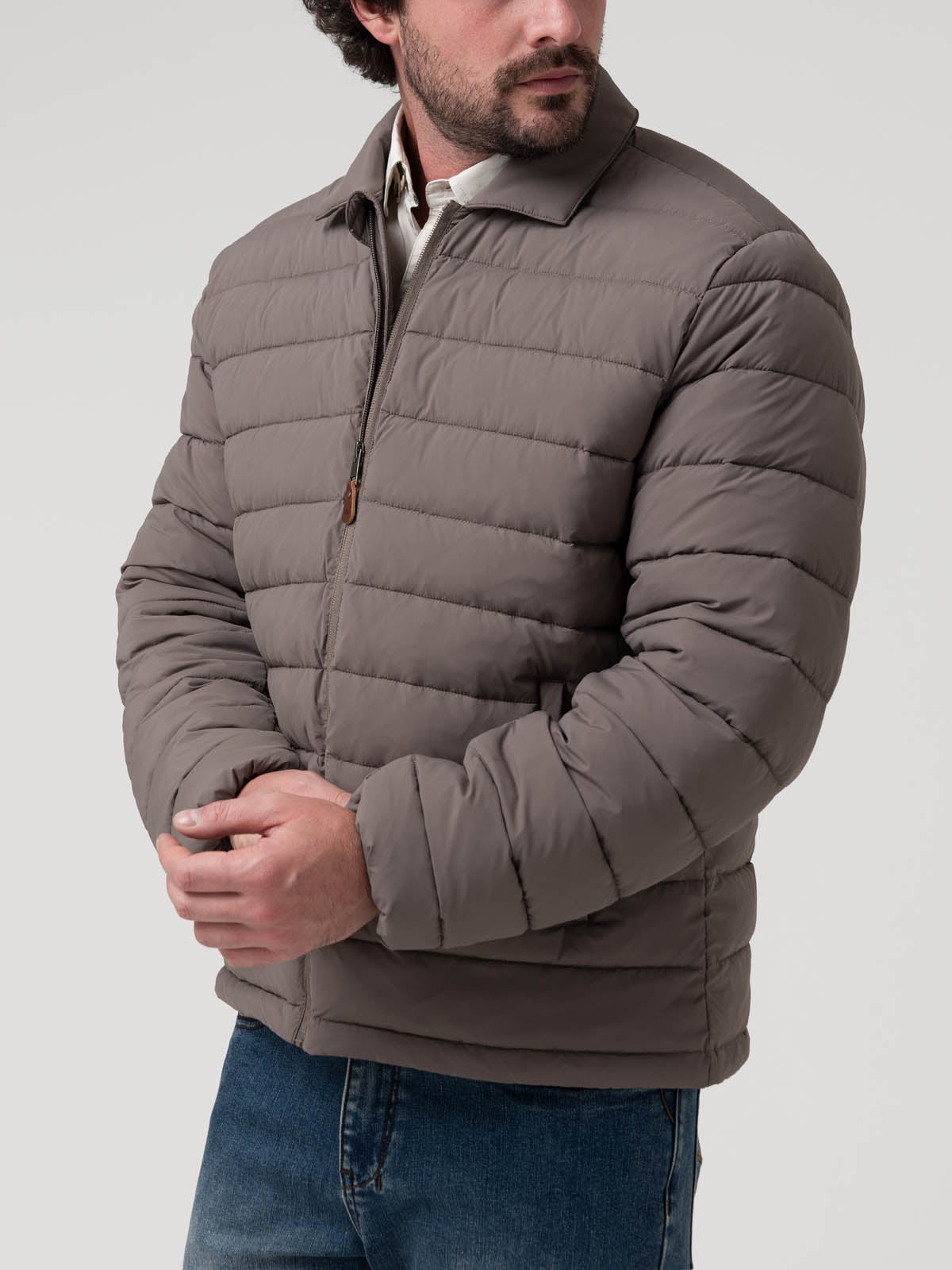 Parka Nylon Hombre Exeter Gris Rockford