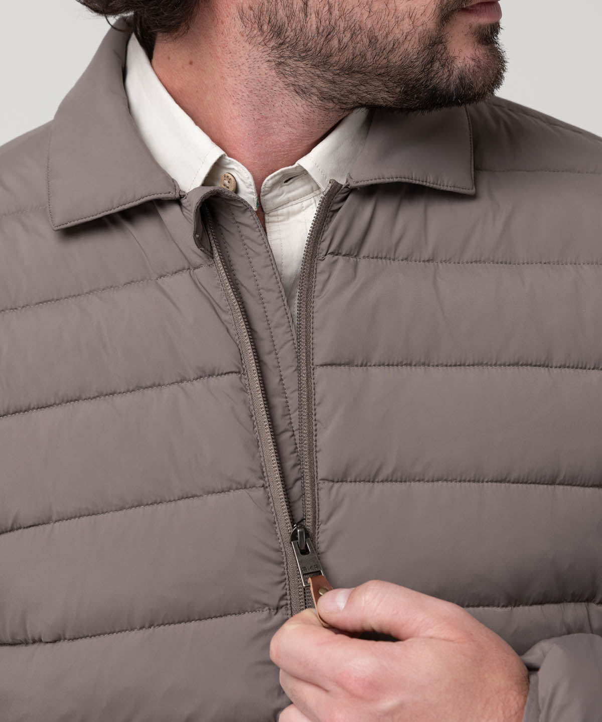 Parka Nylon Hombre Exeter Gris Rockford