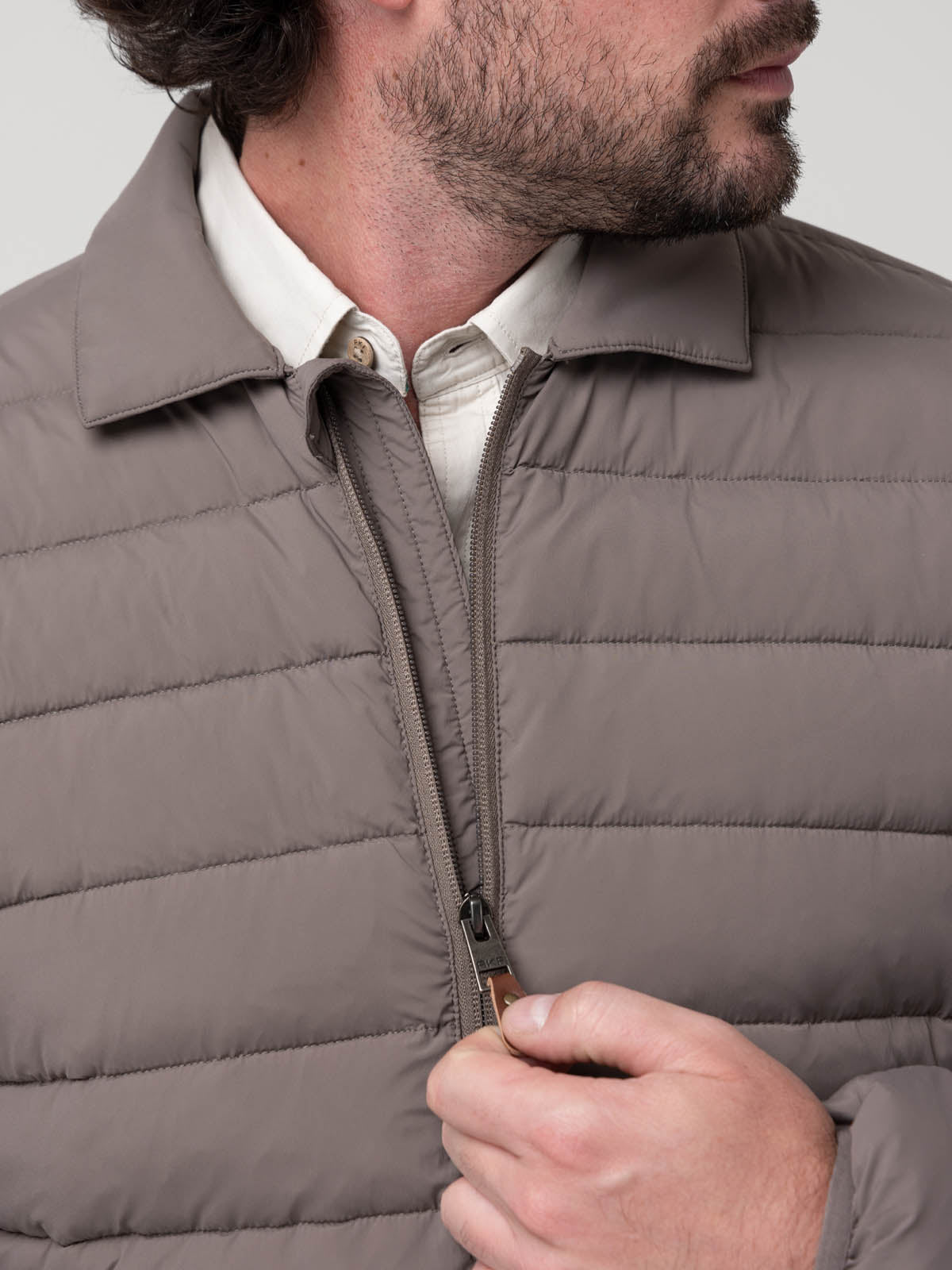 Parka Nylon Hombre Exeter Gris Rockford