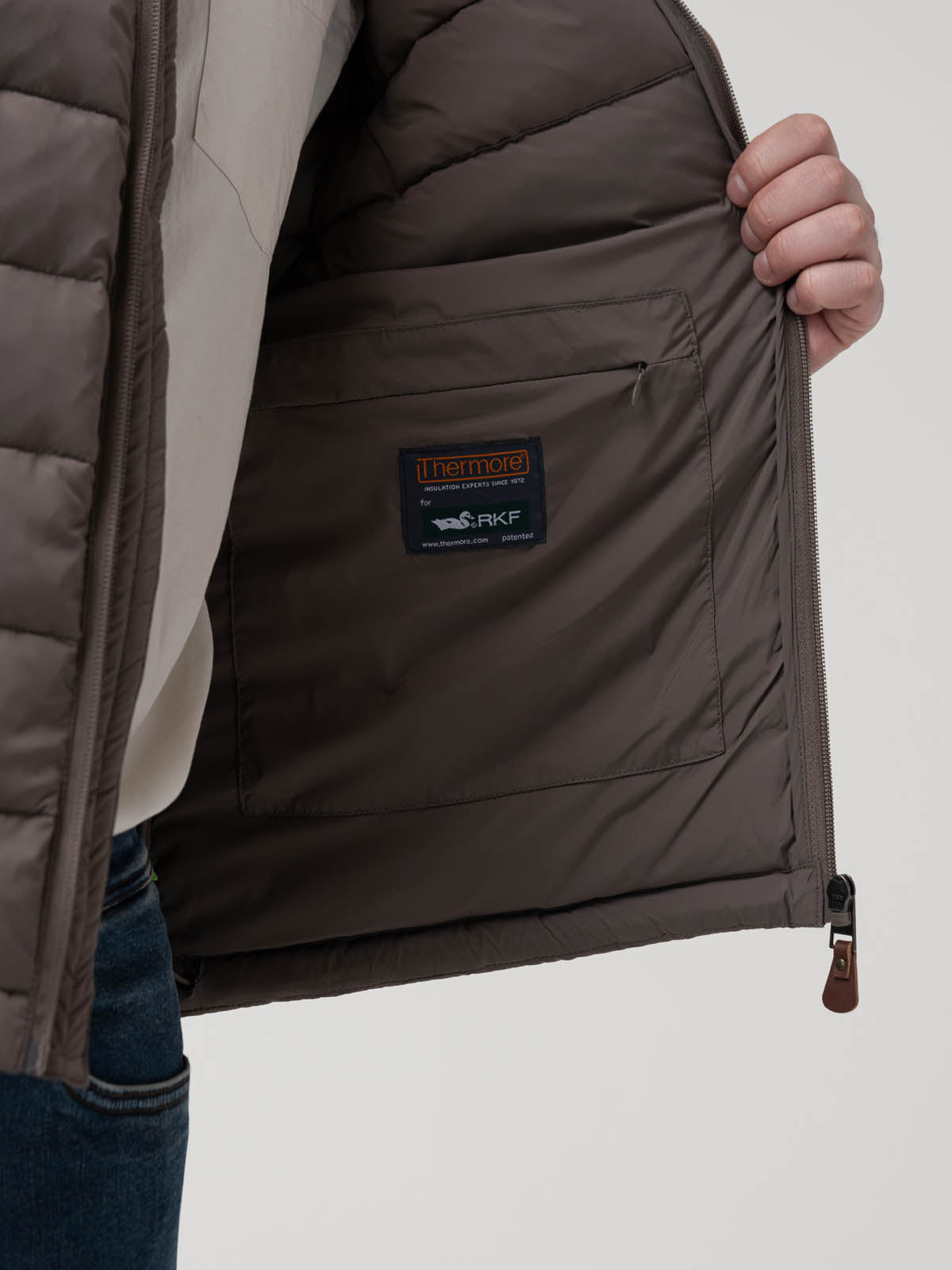 Parka Nylon Hombre Exeter Gris Rockford