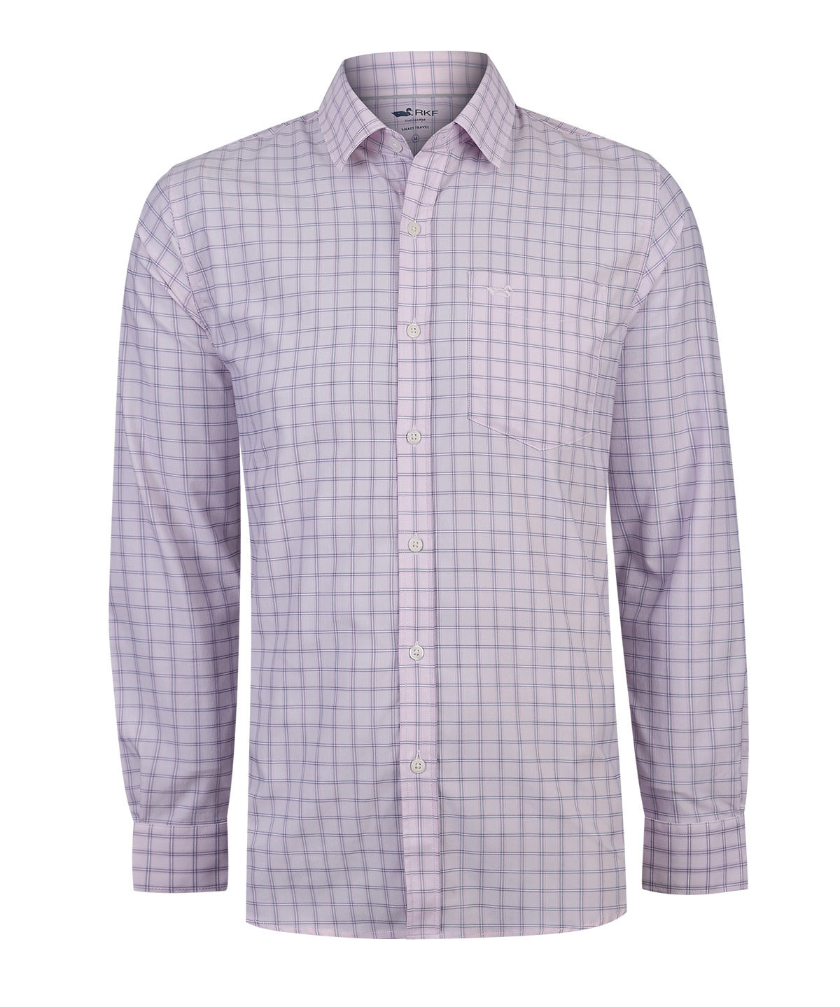 Camisa Smart Travel Hombre Latitude Rosado Rockford