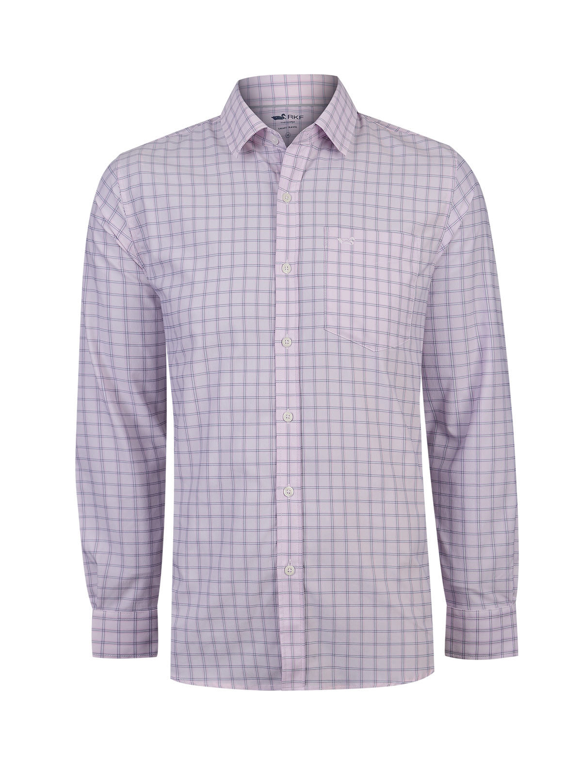 Camisa Smart Travel Hombre Latitude Rosado Rockford