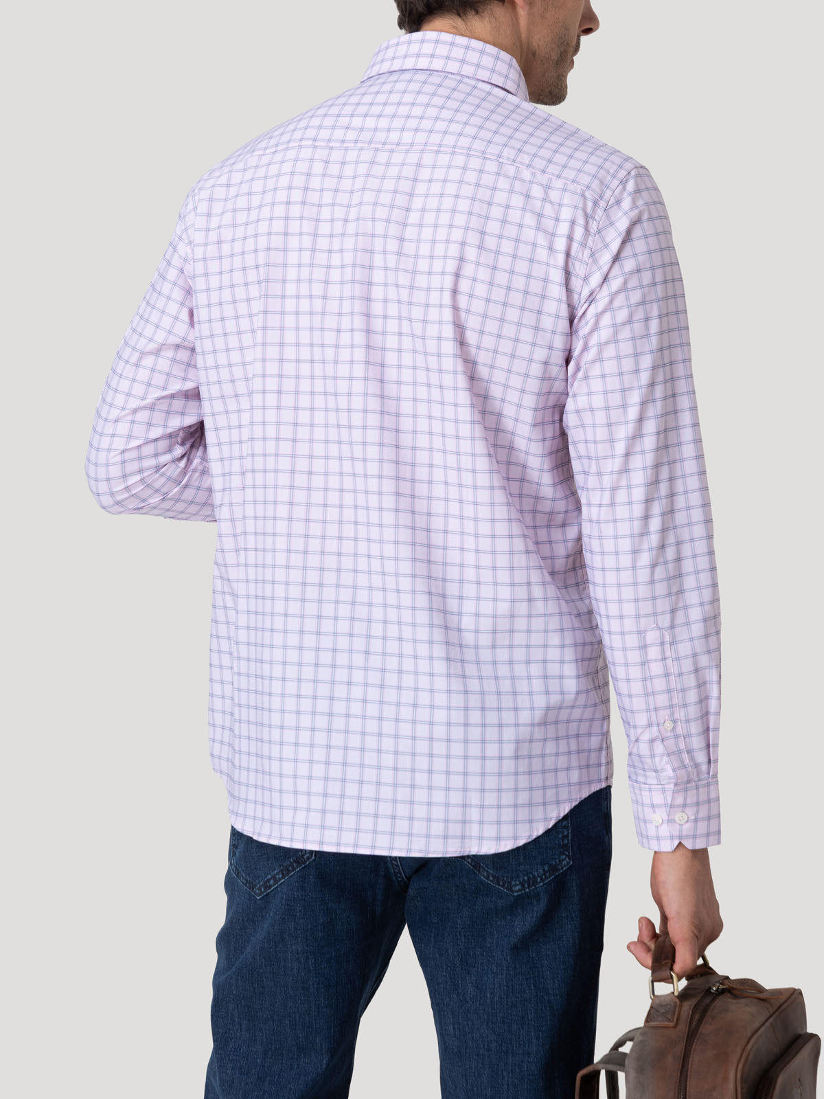 Camisa Smart Travel Hombre Latitude Rosado Rockford