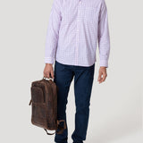 Camisa Smart Travel Hombre Latitude Rosado Rockford