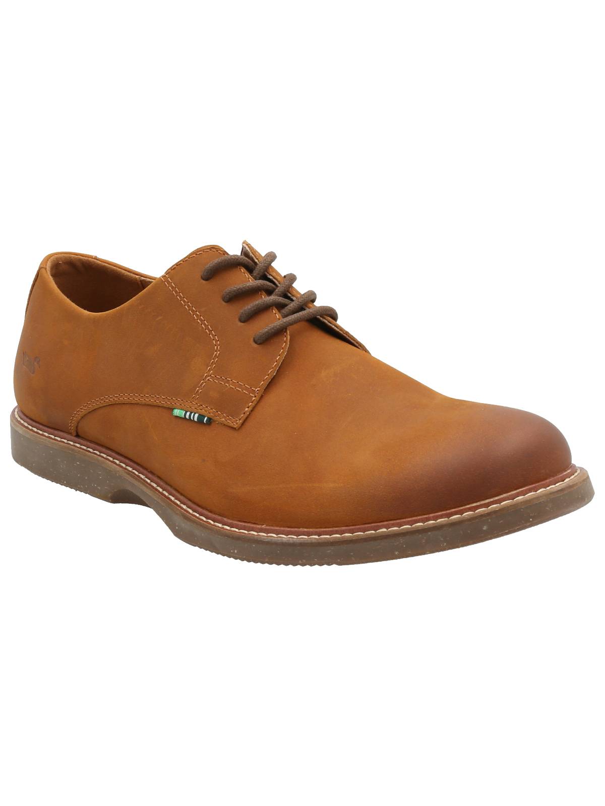 Zapato Cuero Hombre Osaco Café Claro Rockford
