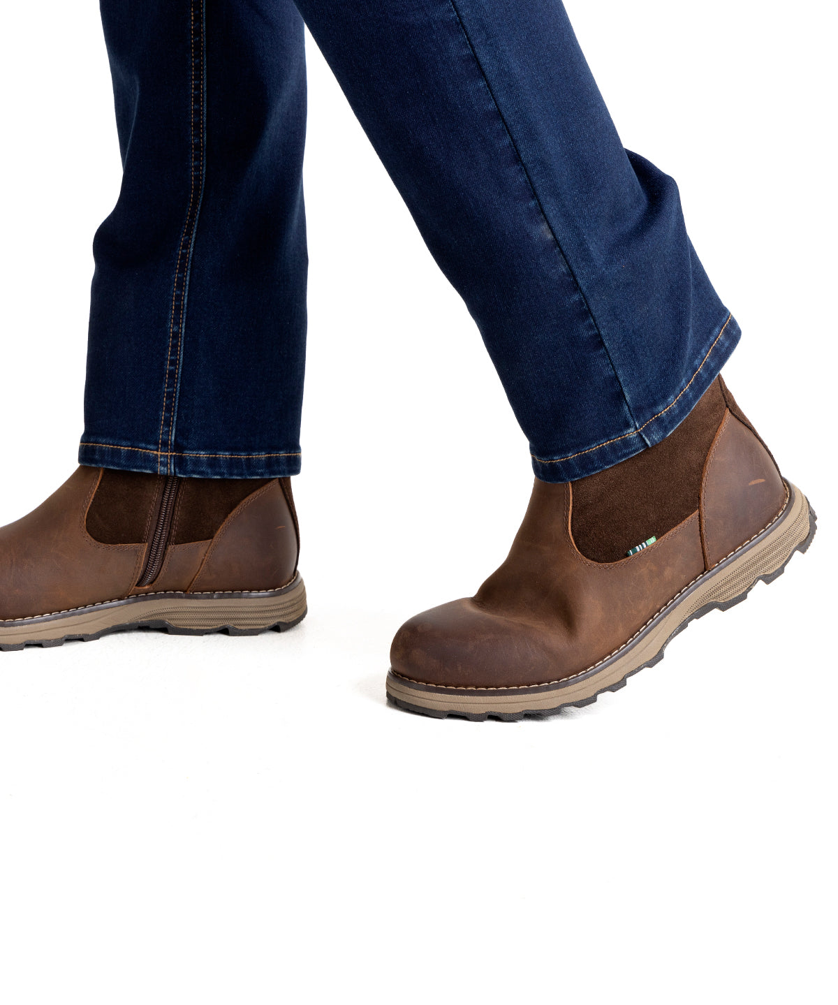 Bota Cuero Hombre Darius Café Rockford