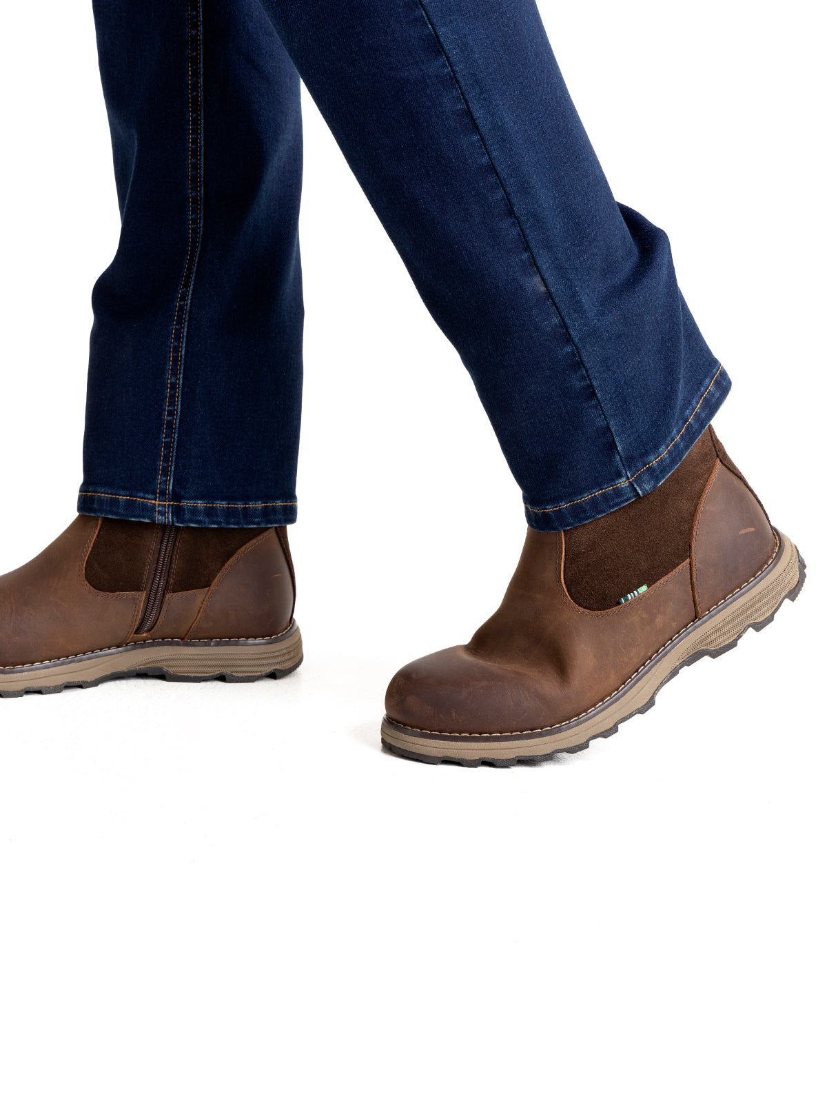 Bota Cuero Hombre Darius Café Rockford