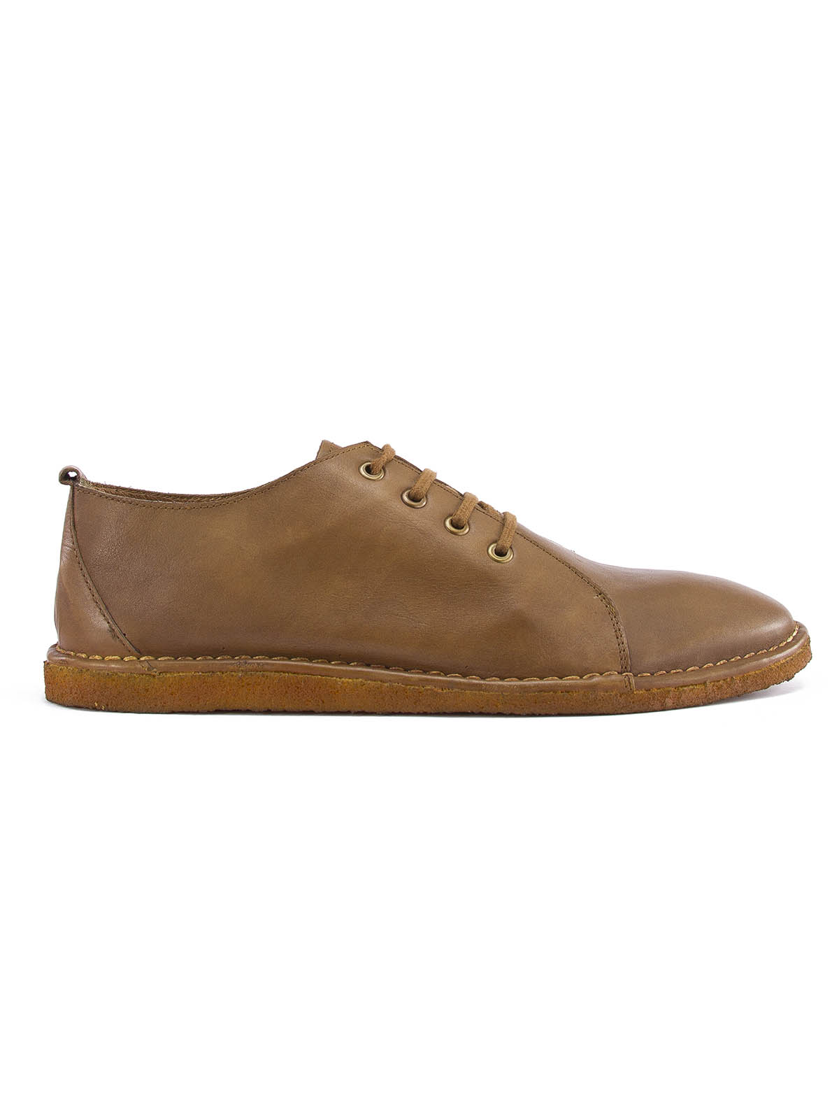 Zapato Cuero Hombre Aren Café Claro Rockford
