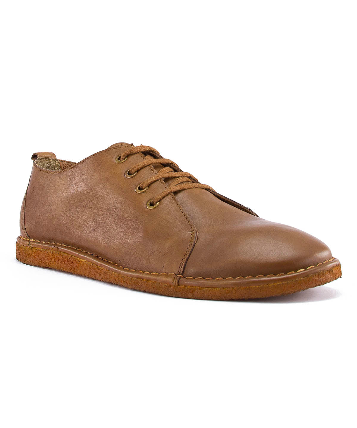 Zapato Cuero Hombre Aren Café Claro Rockford