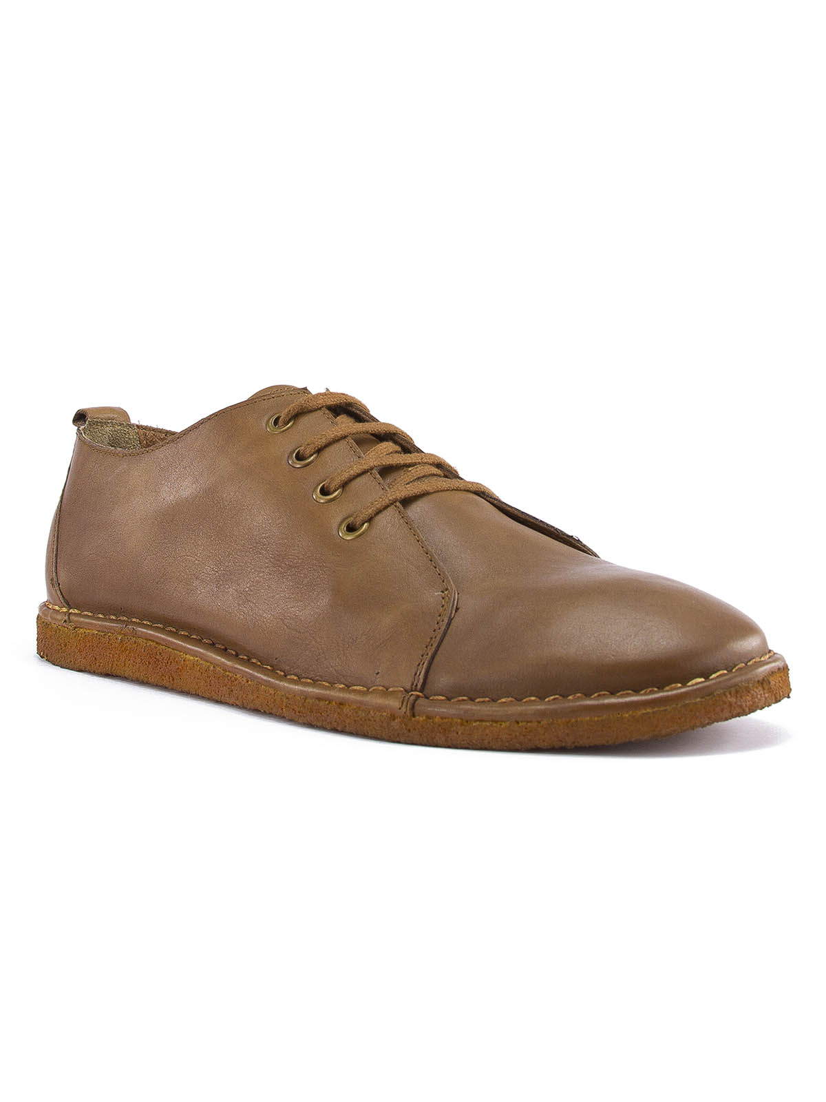 Zapato Cuero Hombre Aren Café Claro Rockford