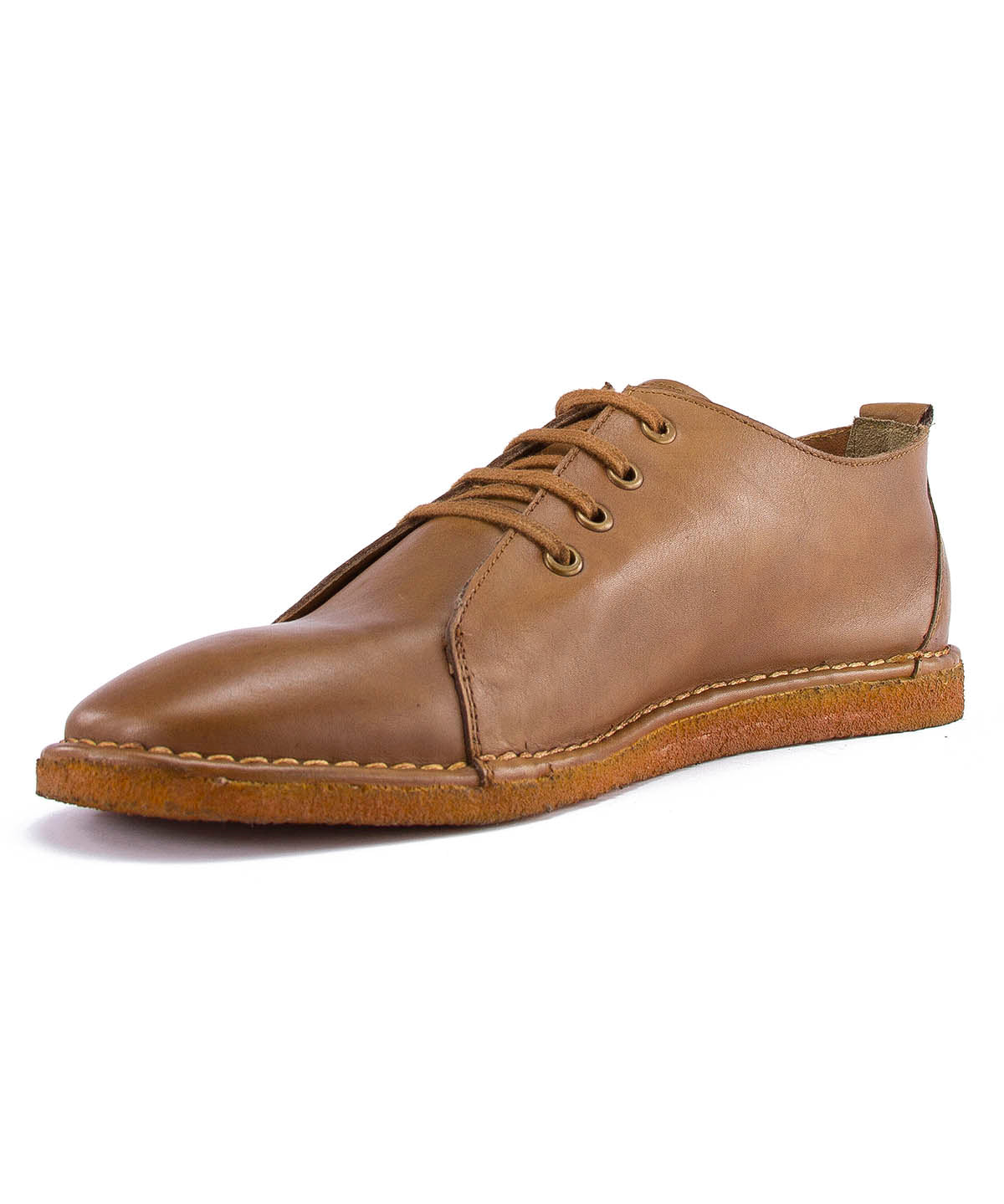 Zapato Cuero Hombre Aren Café Claro Rockford