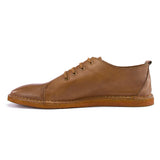 Zapato Cuero Hombre Aren Café Claro Rockford