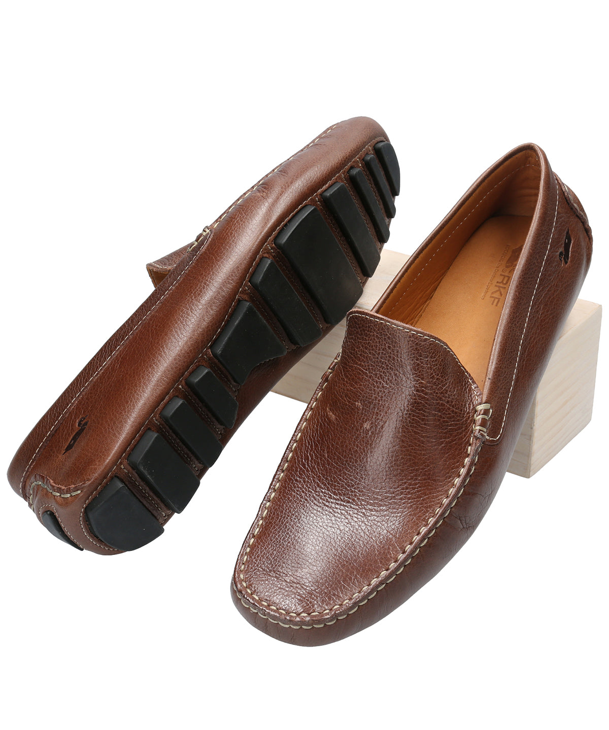 Mocasín Cuero Hombre Austin Café Rockford