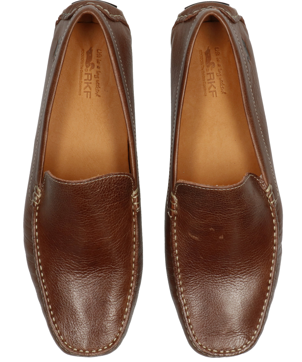 Mocasín Cuero Hombre Austin Café Rockford