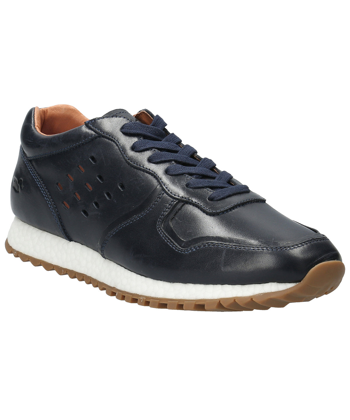 Zapatilla Cuero Hombre Graig Azul Rockford