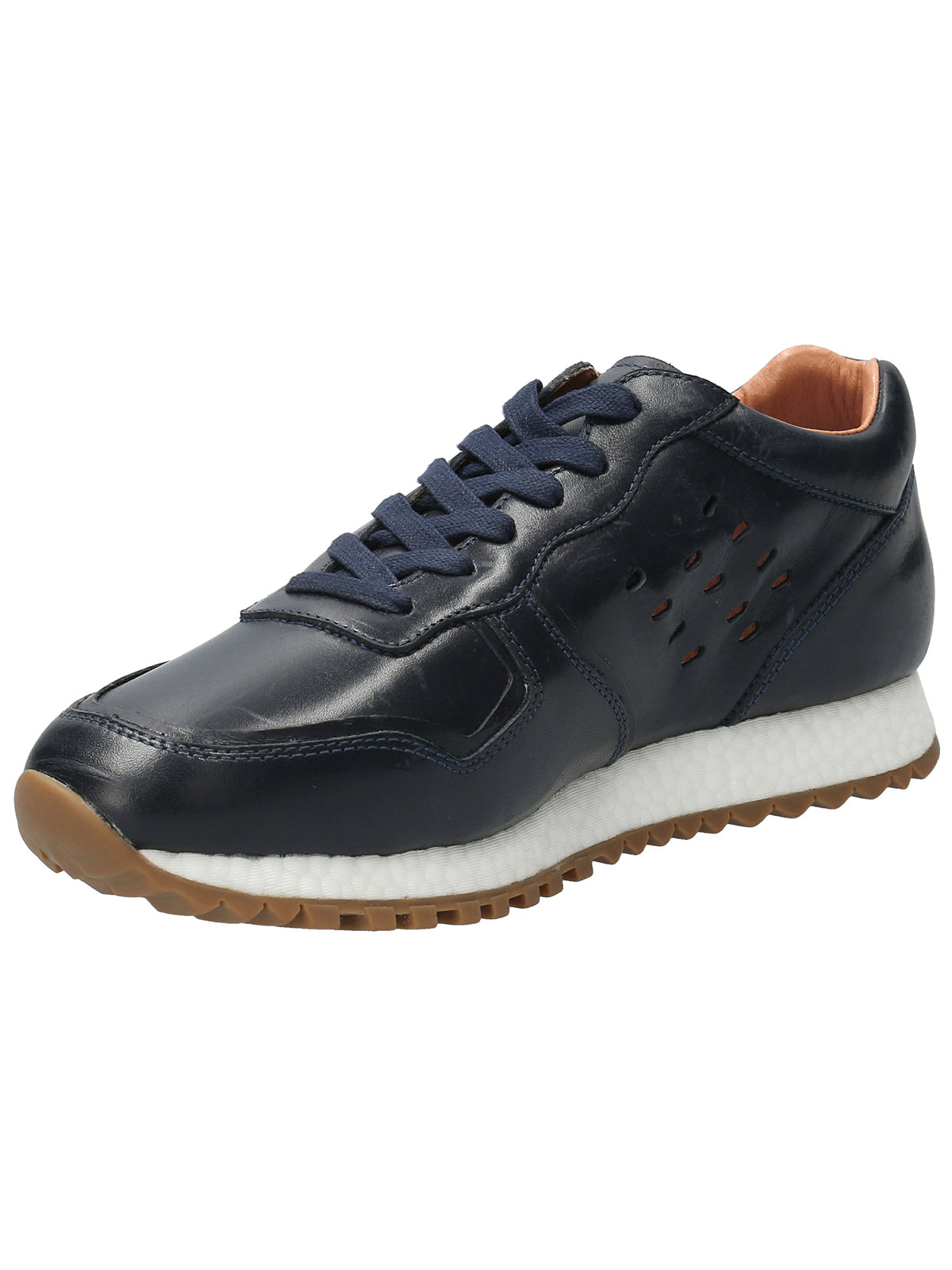 Zapatilla Cuero Hombre Graig Azul Rockford